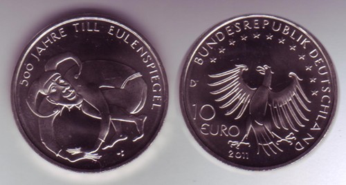 Gedenkmünze euro 2011 500 - euro,