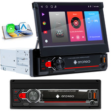 Autoradio 1DIN 7" Touch-Screen Bluetooth 5.0 4+64G Android 13 GPS Navi RDS Wifi