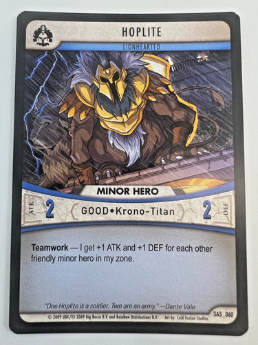 Huntik hoplite common - huntik, "common"