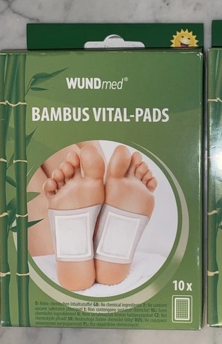 Bambus vital pads - 3x, fußsohle