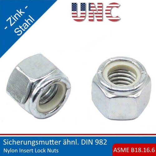 Unc sicherungsmutter asme - unc,
