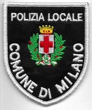 ITALIEN Polizia Locale Com. MILANO Police Patch MAILAND Polizei Abzeichen Italia