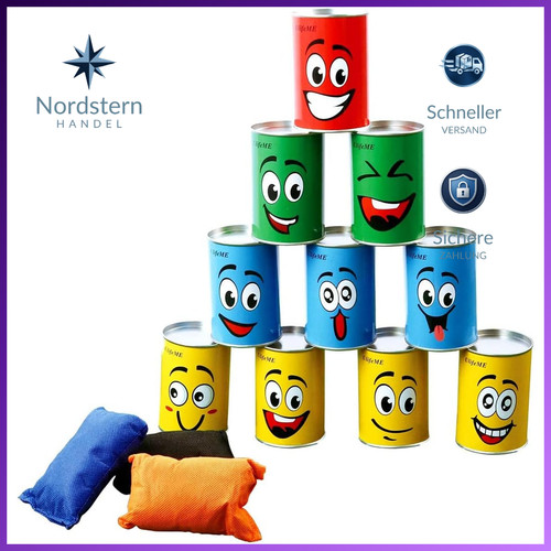 Dosenwerfen spielset dosen - 10,