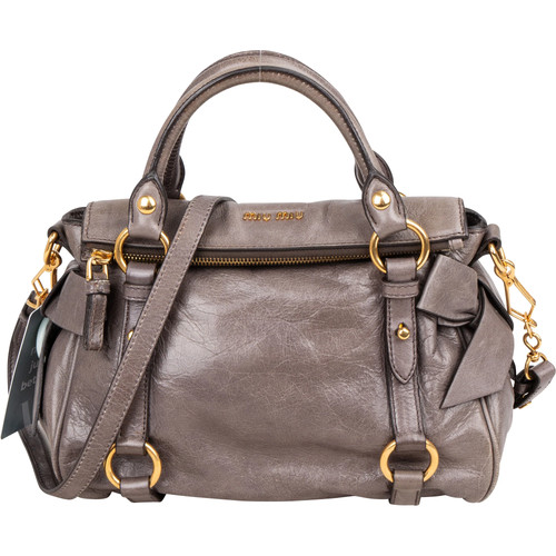 Miu grey leather city - miu,