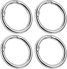 Karabiner Rund 25Mm, 4 Stück