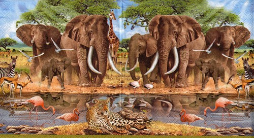 Servietten tiere und vögel - 3, servietten~