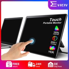 EVICIV Y 15,6 Zoll Touchscreen 1080P Tragbarer Monitore Zweiter Bildschirm Typ C