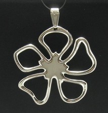 Stilvoller Sterling Silber Anhänger Flower Solid Hallmarked 925 handgefertigt