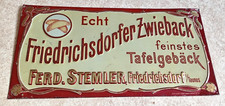 altes Blechschild Werbeschild