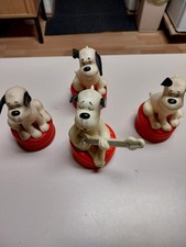 Vier Wum Figuren von 14 cm bis