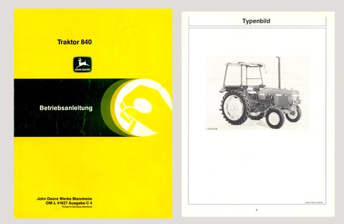 John deere traktor 840 - john, 840 