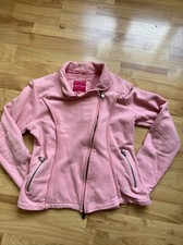 Trachten-Look Alpen Engel Sweatjacke Damen Trachtenlook Gr. M rosa