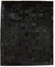 Kuhfell teppich schwarz - teppich,