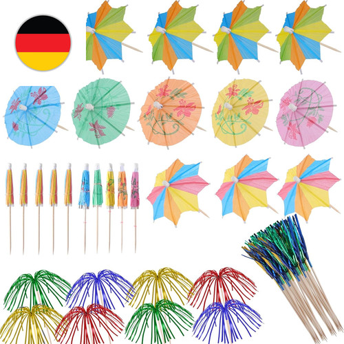 160 stück cocktail deko - 160,