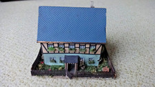 Auhagen DDR Erzgebirgs Haus  1/37  H0 Pappe Gebäude Modellbahn