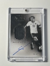 2016/17 Panini Noir Soccer #MB-MG Mario Götze /65 On Card Auto + Patch DFB