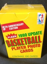 1990 Fleer Basketball Factory Full Set Sealed Pack 100 Cards Jordan [Cletius]