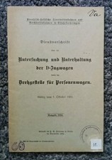 Preussen Hessen Staatseisenbahn Elsass-Lothringen Untersuchung D-Zugwagen 1914