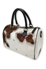 Trachtentasche Handtasche Feliciana kuhfell/gold kuhfell/titan Echtleder/Kuhfell