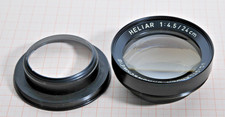Linsensatz  Voigtländer Heliar 1:4,5 / 24 cm mit Lederdeckel, neuwertig