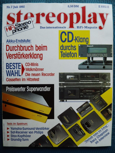 Stereoplay avandgarde a - 7/92,,