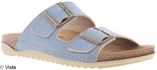 Vista damen pantolette - pantolette, blau