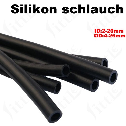 Schwarz silikon schlauch - schwarz,