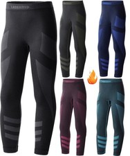 Ladeheid Kinder Thermo Leggings Funktionsunterwäsche lange Unterhose Thermoaktiv
