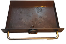 Aschekasten SKANTHERM für Öffnung 34 x 4 cm + Edelstahlgriff und Zuluftregelung