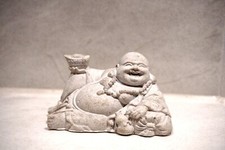 Dick Buddha Glücksbringer Glück für Reichtum Figur Statue Skulpturen Mini Garten