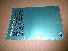 älter: neue Audi 80 Prospekt - 1978 - anschauen