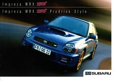 Subaru Impreza WRX STI Prospekt  2001
