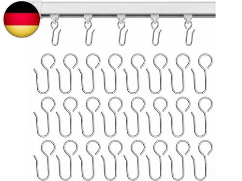 100 stück gardinenhaken - gardinenhaken, für