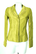 RENA LANGE Blazer Jacke Jacket Seide Baumwolle Damen Gr. DE 36 in Grün