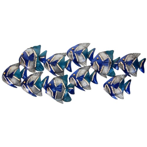 Seestern fischschwarm metall - seestern,