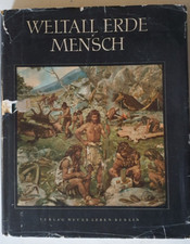 DDR WELTALL ERDE MENSCH - VERLAG NEUES LEBEN 1957 Buch zur Jugendweihe