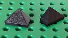 Lego 2 x Dachstein schwarz 2x1 45° Schrägstein Stein First 3048 Zubehör