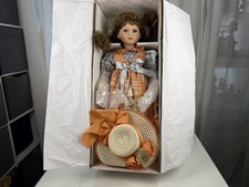 Künstlerpuppe Sammler Puppe Porzellan Sammler Puppe 63 cm. Top Zustand  