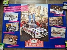Opel Ascona 400 Rothmans Poster 60X85 Orginal Signiert W.Röhrl & Ch.Geistdörfer