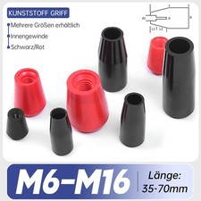 Knauf Kegel Kunststoff Griff Taper Knopf Innengewinde Schalter M6 M8 M10 M12 M16
