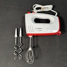 Bosch CNHR27 Ergomixx Handmixer Weiß Rot Mit Quirlen Und Knethaken Küchenmixer