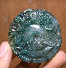 5CM Jade Carve Feng Shui Fisch