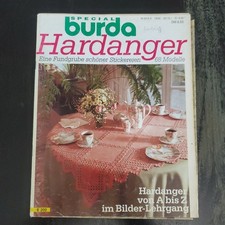 Burda Special, Hardanger, 68 Modelle, Lehrgang, Zählmuster, Inhalt s. Fotos