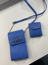 Hallhuber Umhängetasche blau 