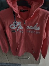 Swetshirtjacke Gr.L in Lachs mit Kapuze von Spooks riding getragen