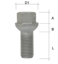 Radschraube Radbolzen M12x1,5