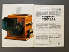 Post ISDN Historisches Telefon 1987 Vintage Ad Werbung Reklame