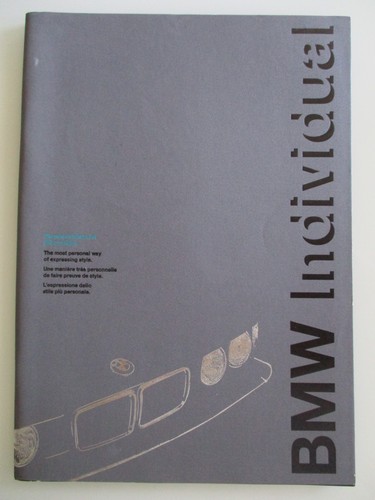 Bmw individual die - bmw, individual-die