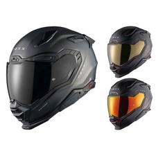 Nexx Motorrad Helm X.WST3 Zero Pro Carbon Integralhelm mit Sonnenblende
