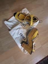 Fendi Sandalen Damen 38 sonnengelb